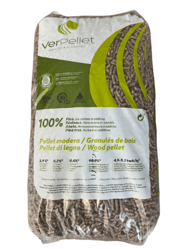 Granulés de bois VERPELLET PELLETS – sac de 15 kg