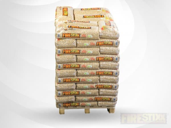 Palette de granulés FireStixx en sacs